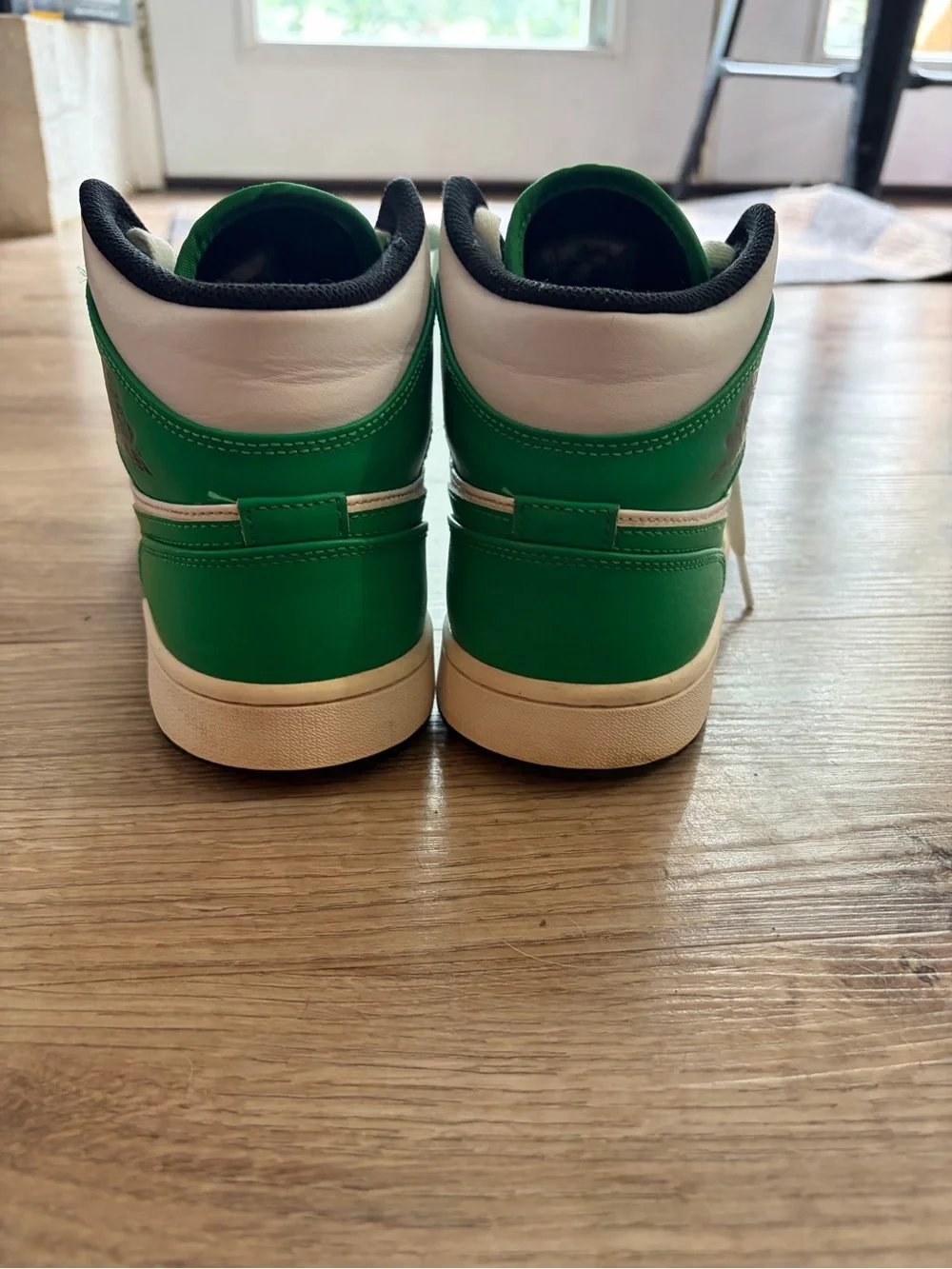 Nike Air High-Top Sneakers ‘Lucky Green’